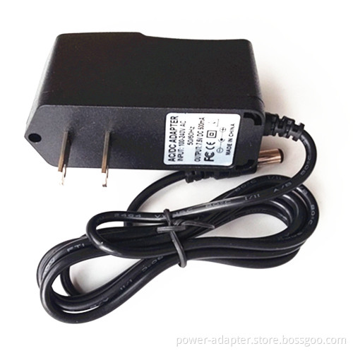 7.5V 600mA New AC 100V-240V Converter Adapter DC 7.5V 600mA Power Supply US Plug DC 5.5mm x 2.1mm
